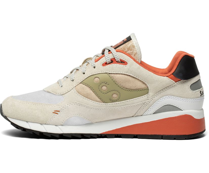 Women's Saucony Shadow 6000 Destination Unknown Originals White / Beige / Orange | Singapore 080WNBY